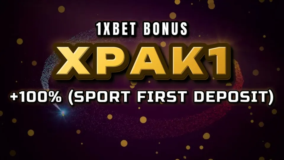 How the 1xBet welcome bonus works in 2026 when you enter promo code XPAK1 on your first deposit